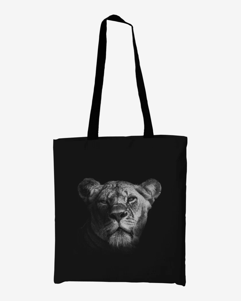 Totebag Negro de Leona