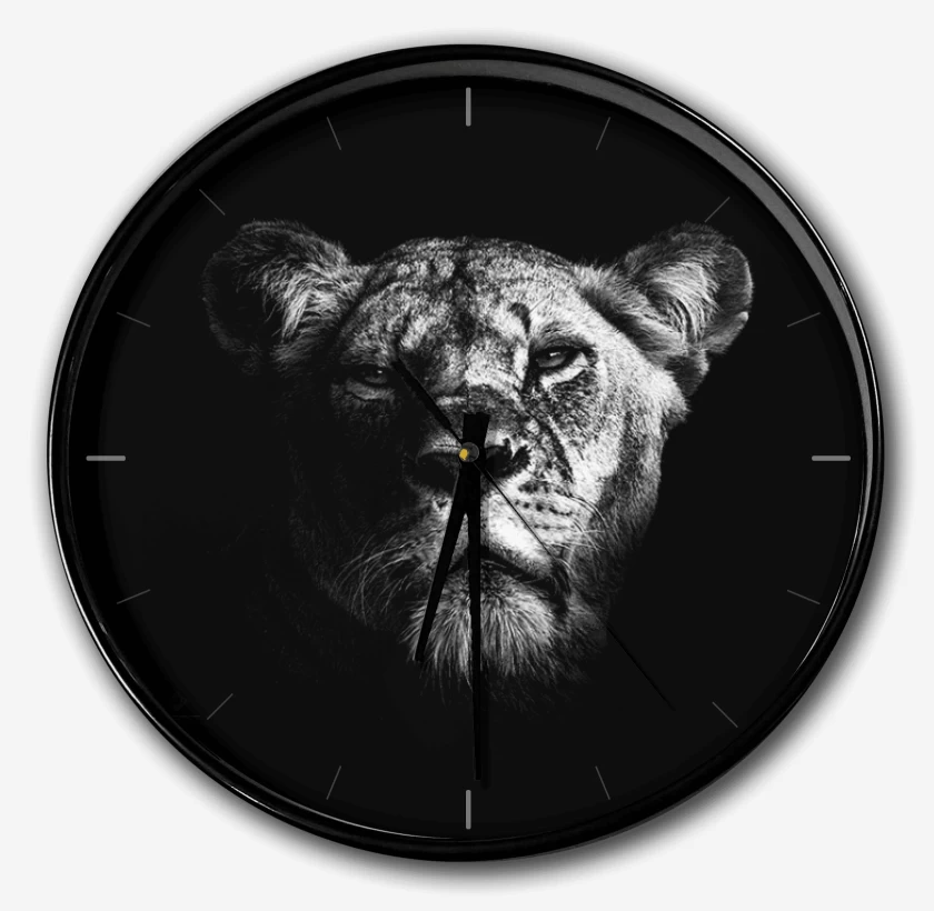 Reloj Negro de Leona