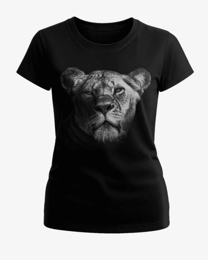 Polera de Mujer Negro de Leona
