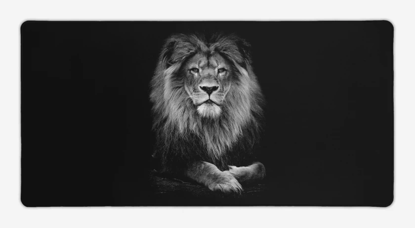 Mouse pad Gamer Negro de Leon