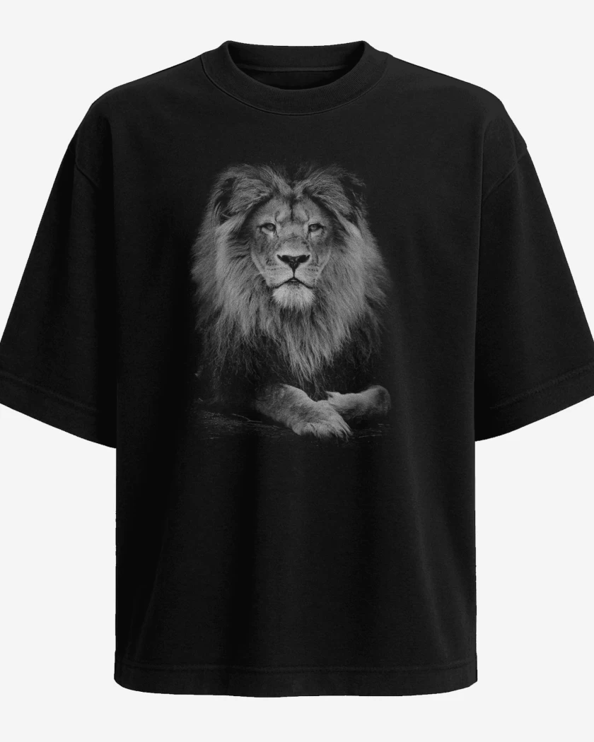 Polera Oversize Negro de Leon