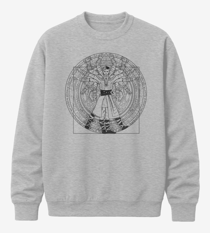 Poleron polo Gris Melange de Strange vitruvio