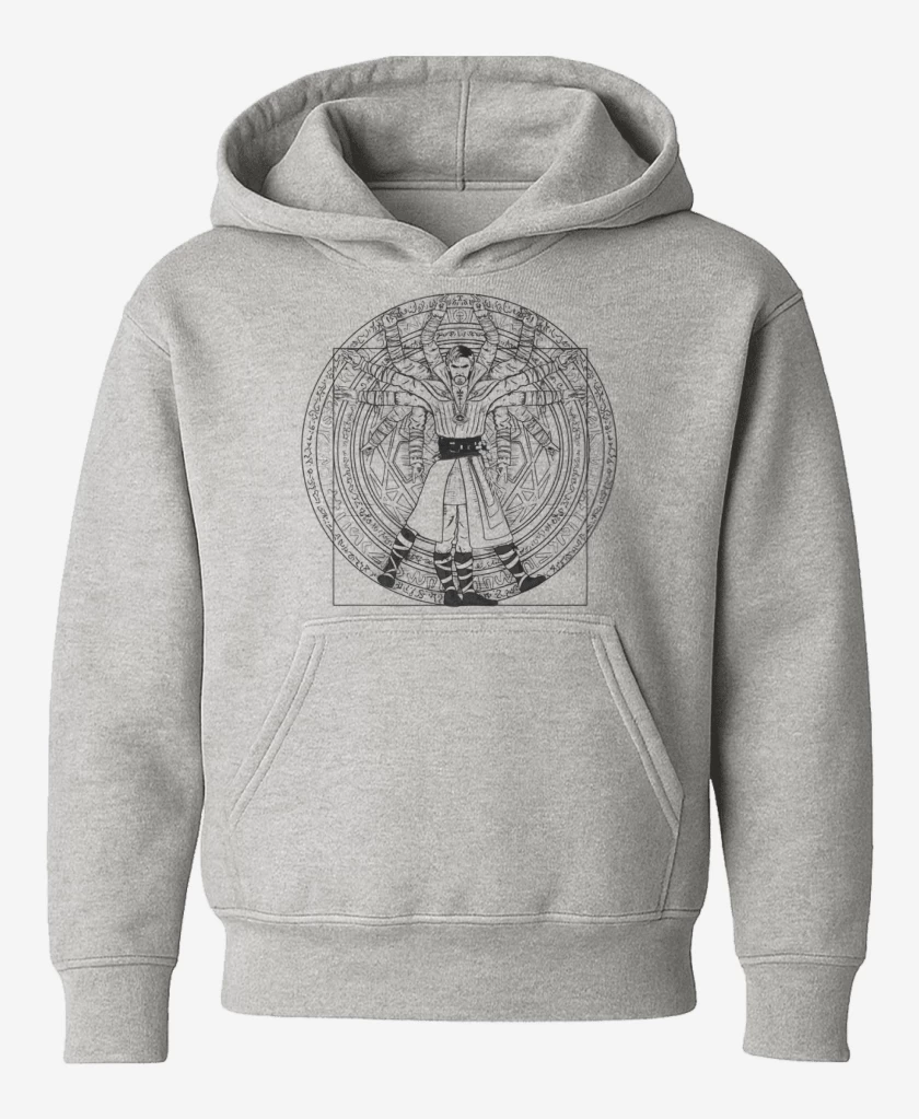 Poleron de niño Gris Melange de Strange vitruvio