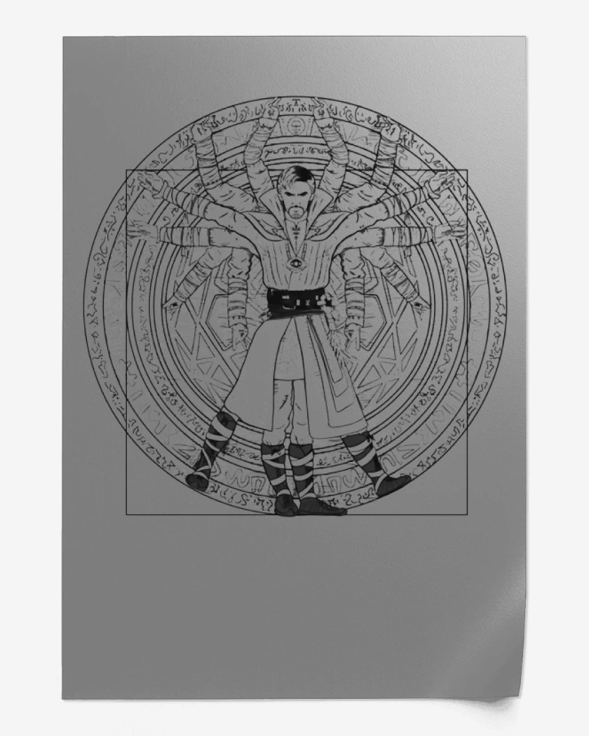 Print Strange vitruvio
