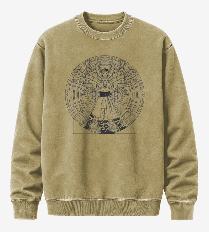 Poleron Polo Acid Wash Beige de Strange vitruvio