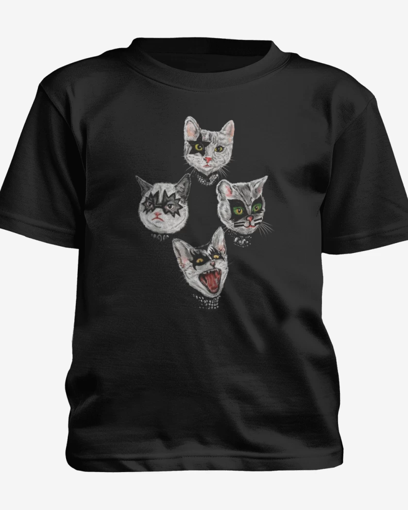 Polera de niño Negro de Kiss cat