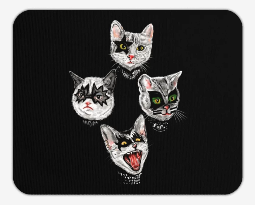 Mousepad Kiss cat