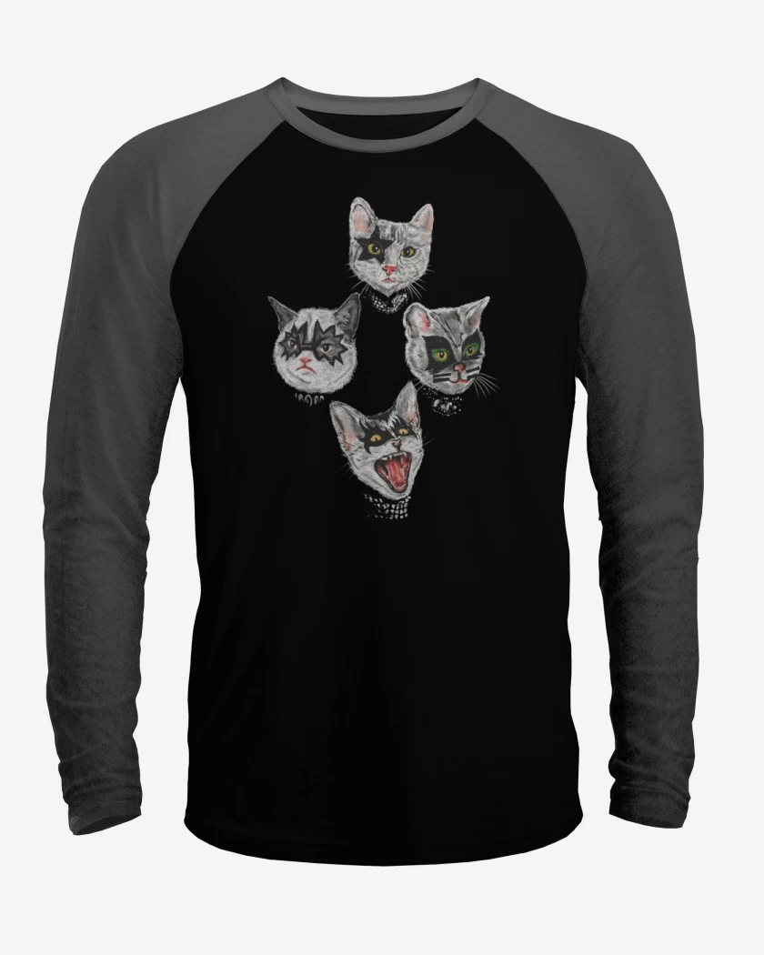 Polera Raglan Kiss cat
