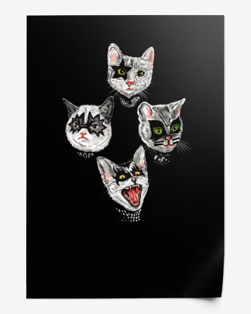 Print Kiss cat