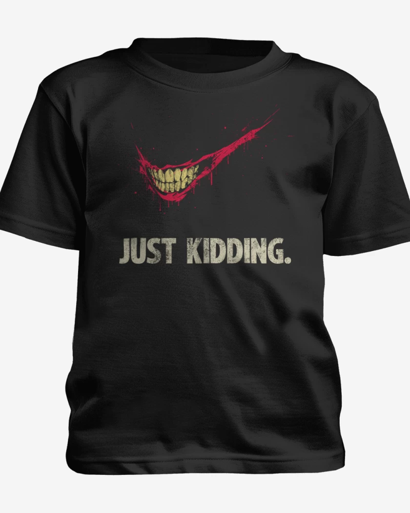 Polera de niño Just kidding