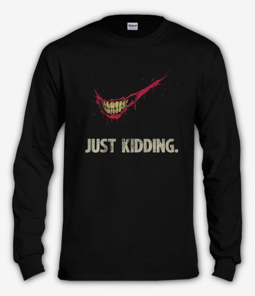 Polera manga larga Just kidding