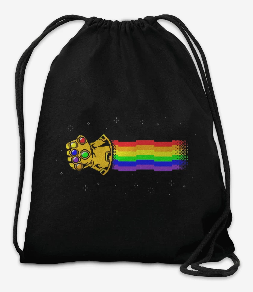 Mochila Negro de Nyan inifinity