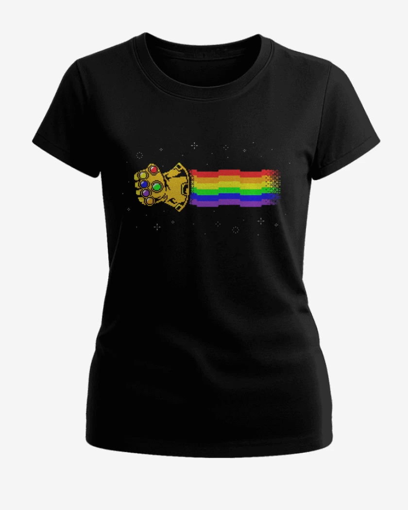 Polera de Mujer Negro de Nyan inifinity