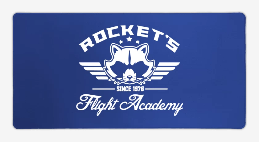 Mouse pad Gamer Azul Rey de Rockets Flight Academy