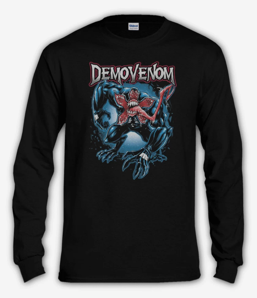 Polera manga larga Negro de Demovenom