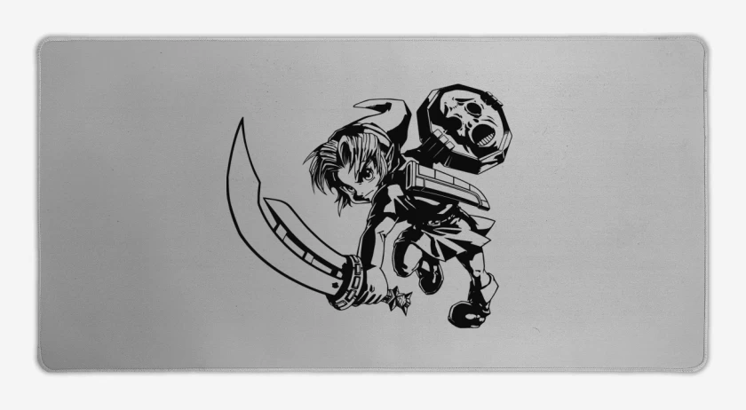Mouse pad Gamer Gris Melange de Young link