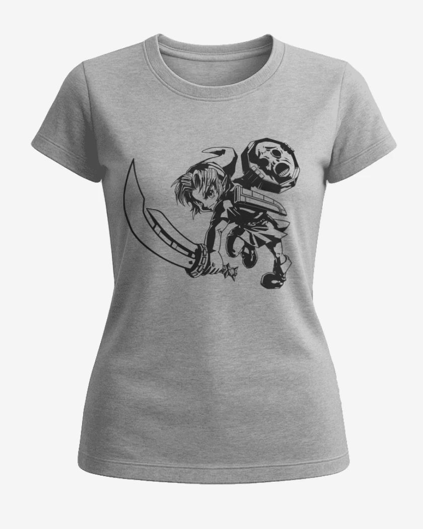 Polera de Mujer Gris Melange de Young link