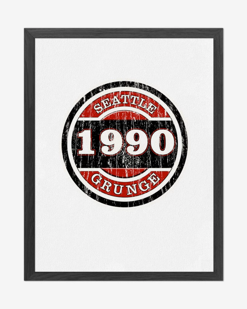 Cuadro decorativo Blanco de grunge 1990