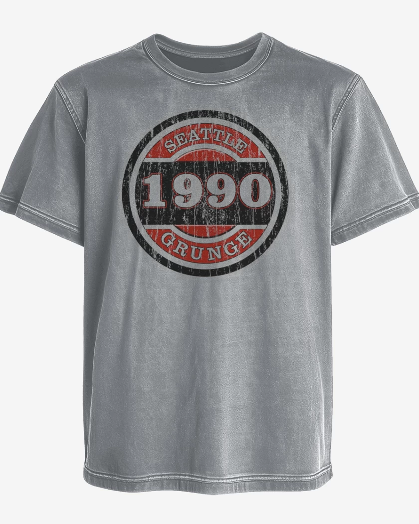 Polera desgastada grunge 1990