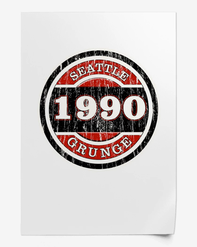Print grunge 1990