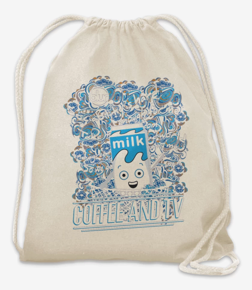 Mochila Blanco de Coffe on tv 