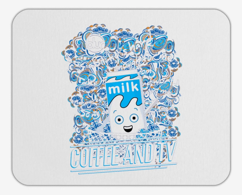 Mousepad Coffe on tv 