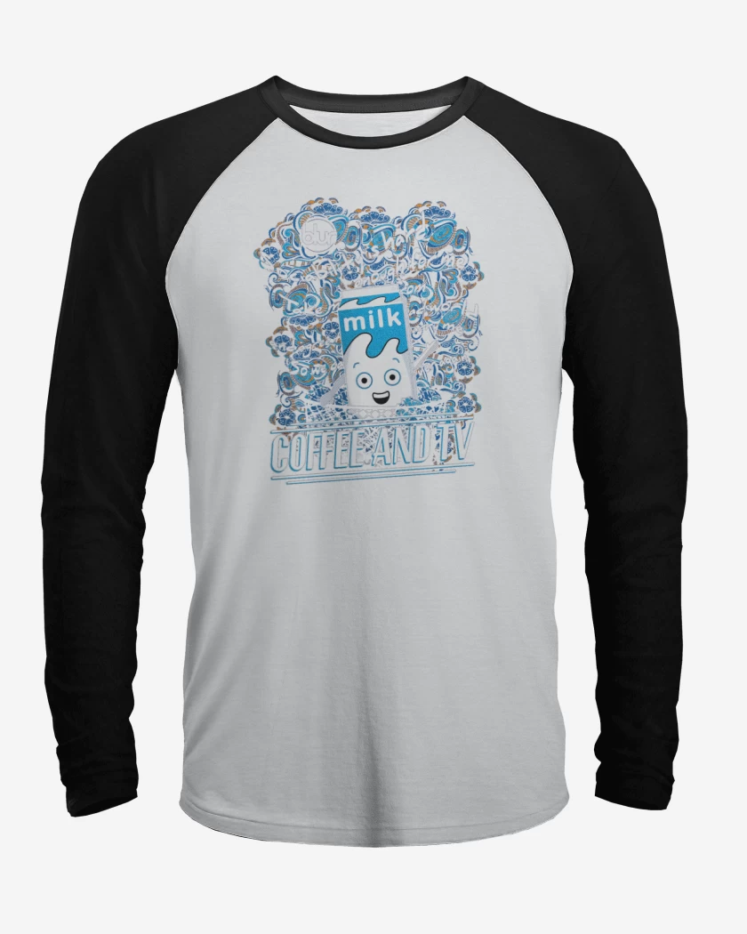 Polera Raglan Coffe on tv 