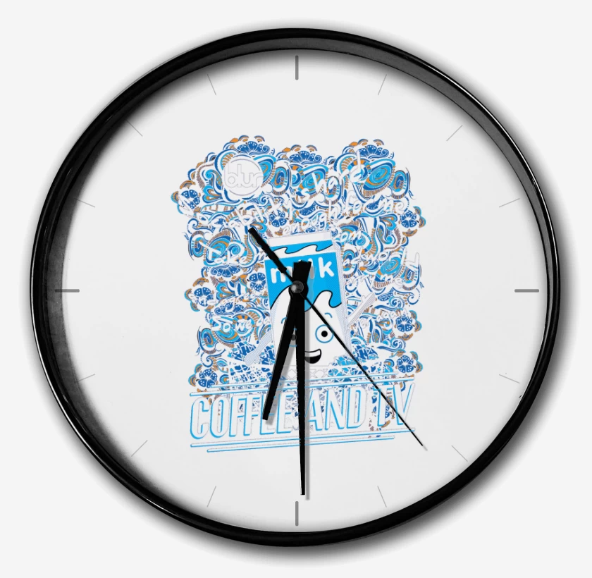 Reloj Blanco de Coffe on tv 