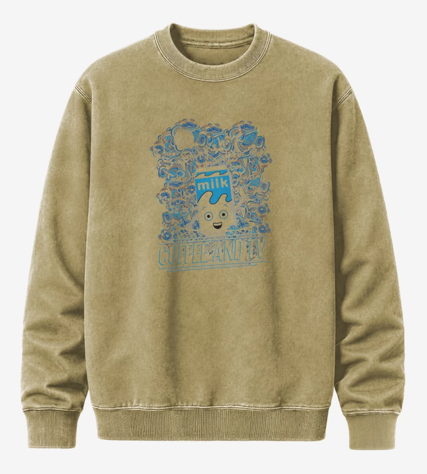 Poleron Polo Acid Wash Beige de Coffe on tv 