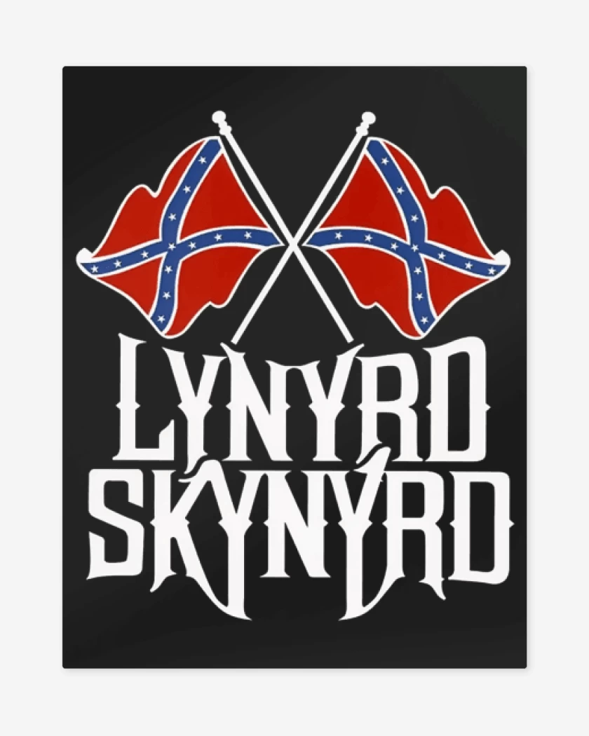 Print metalico Negro de LYNYRD SKYNYRD 