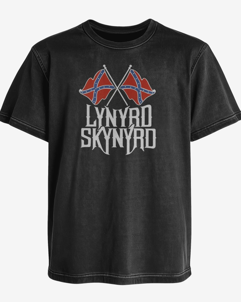 Polera desgastada Negro de LYNYRD SKYNYRD 