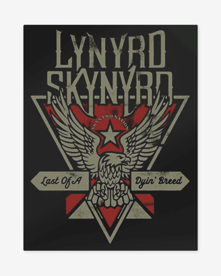 Print metalico Negro de LYNYRD SKYNYRD 2 