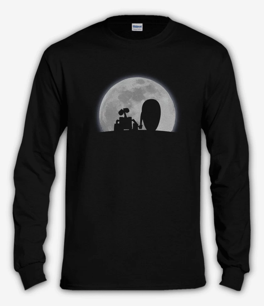 Polera manga larga Negro de WALL