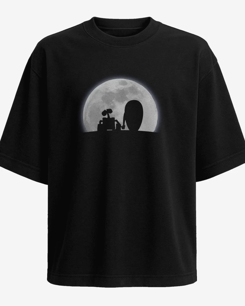 Polera Oversize Negro de WALL