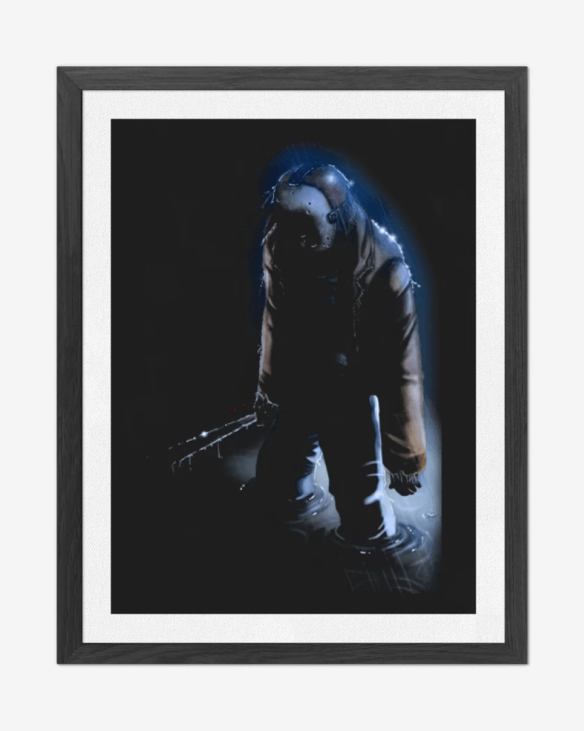 Cuadro decorativo Negro de JASON VOORHEES