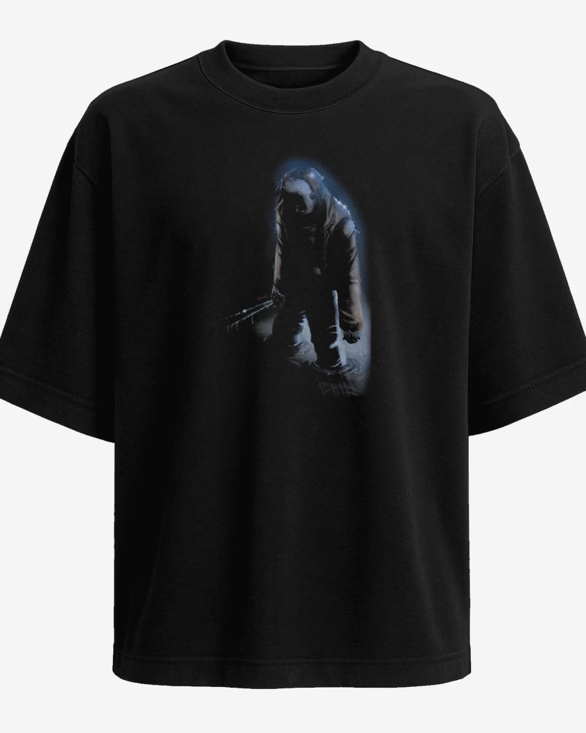 Polera Oversize Negro de JASON VOORHEES