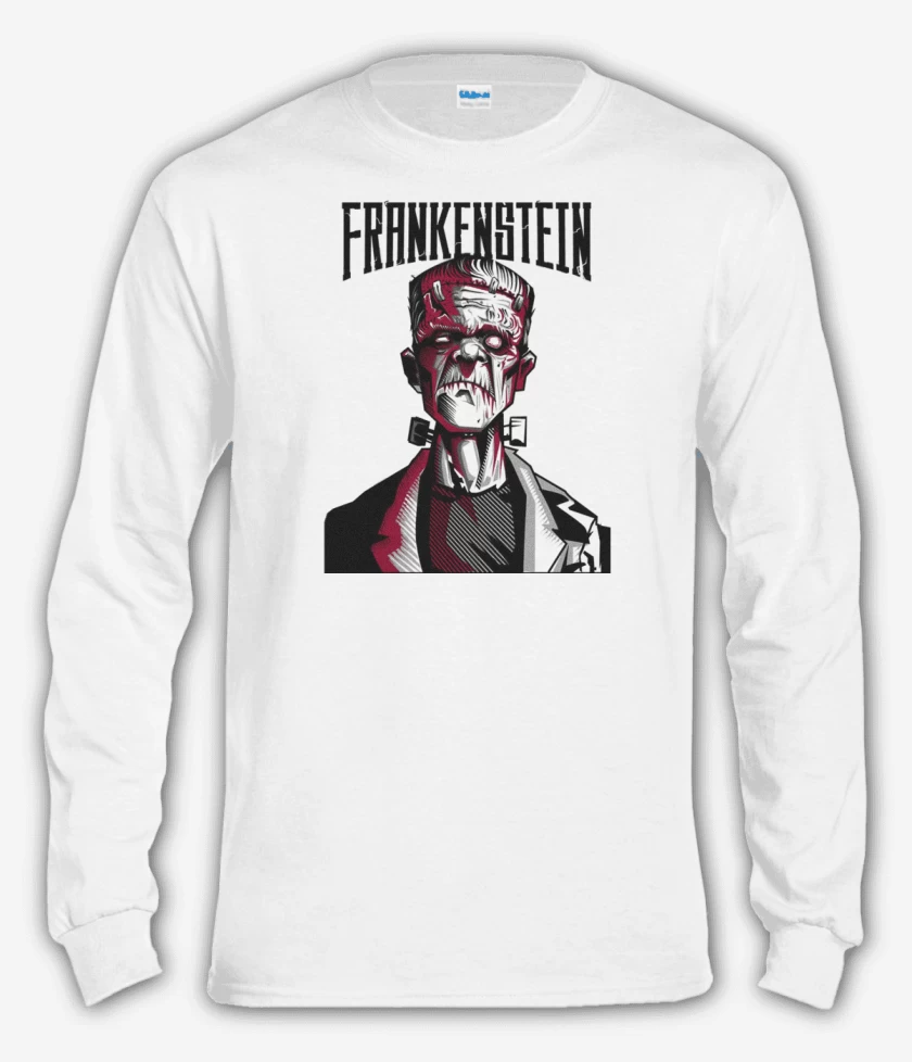 Polera manga larga Blanco de FRANKENSTEIN