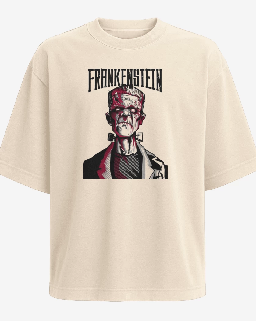Polera Oversize Beige de FRANKENSTEIN