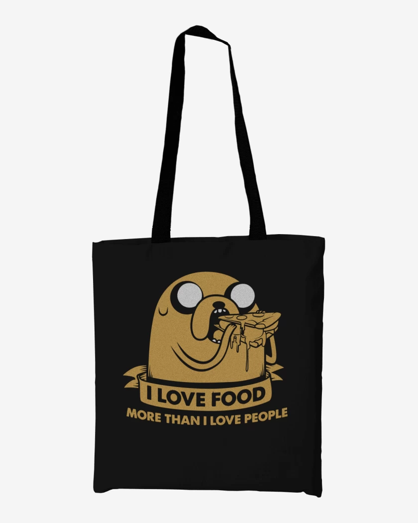 Totebag Adventure Time - I love Food