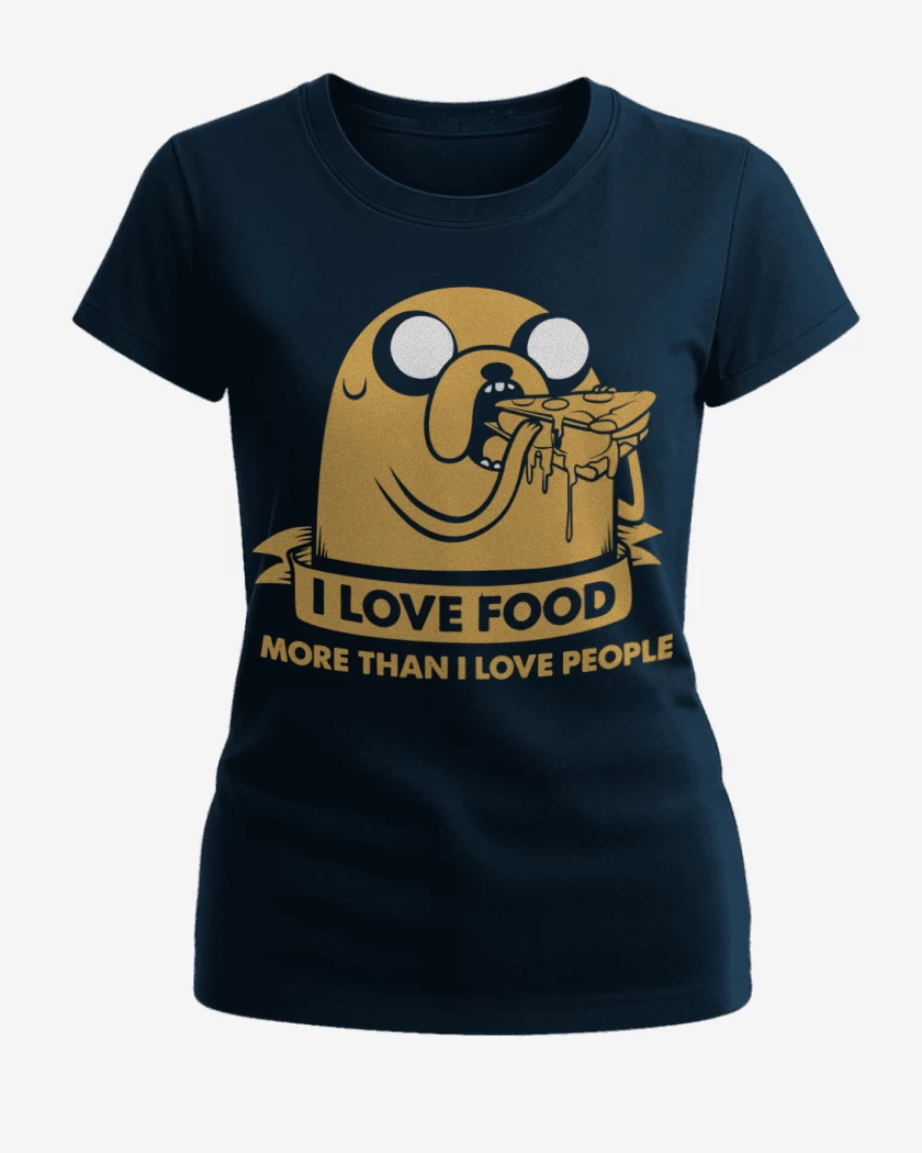 Polera de Mujer Adventure Time - I love Food