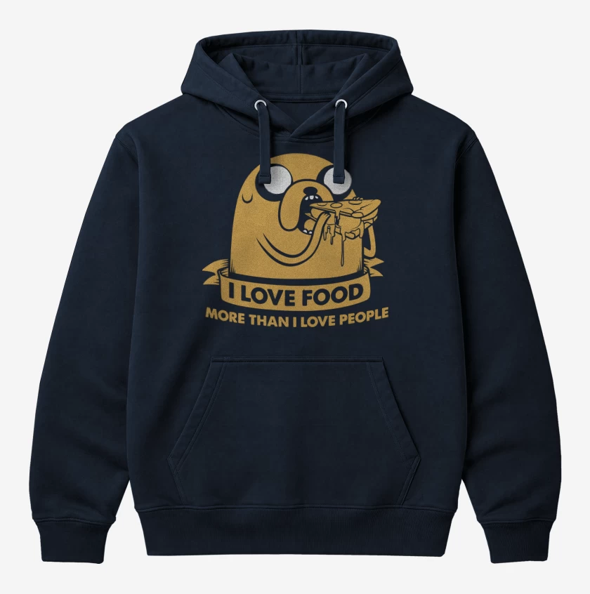 Polerón Canguro Adventure Time - I love Food