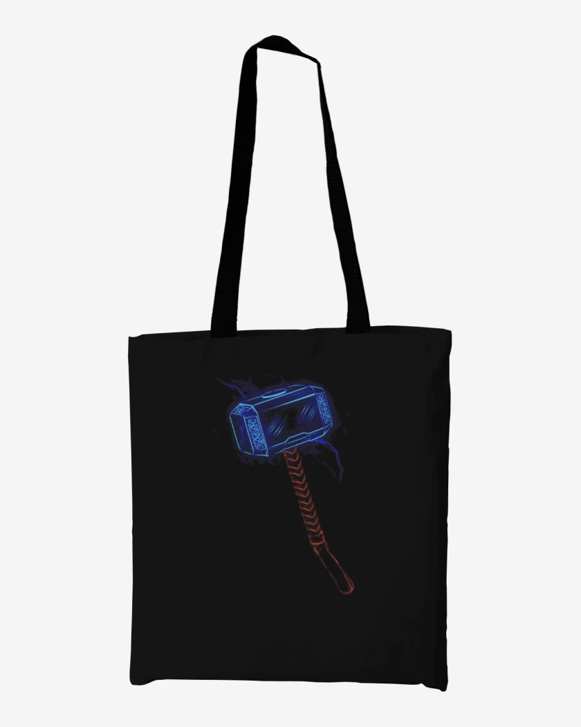 Totebag Negro de Martillo Thor