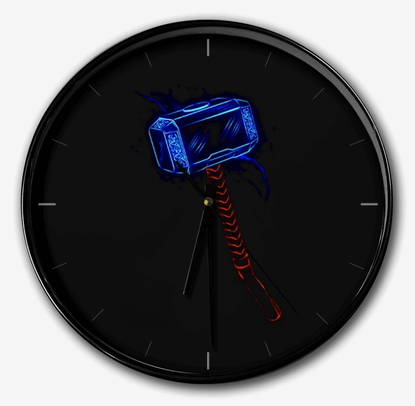 Reloj Negro de Martillo Thor