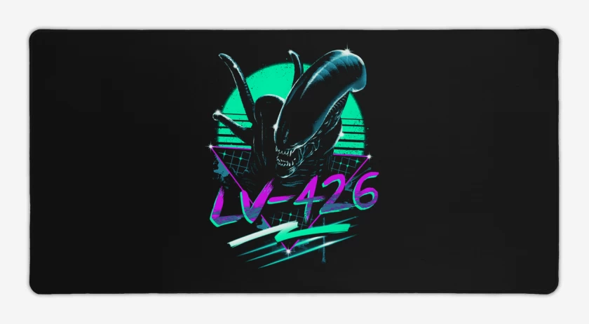 Mouse pad Gamer Negro de Alieen
