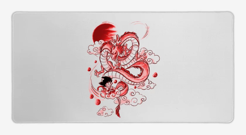 Mouse pad Gamer Blanco de Goku friend