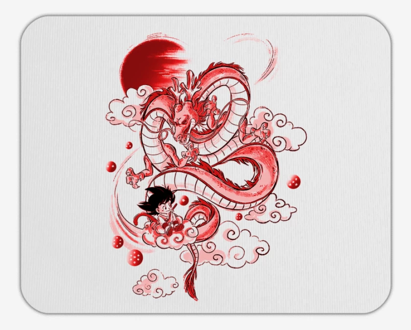 Mousepad Blanco de Goku friend