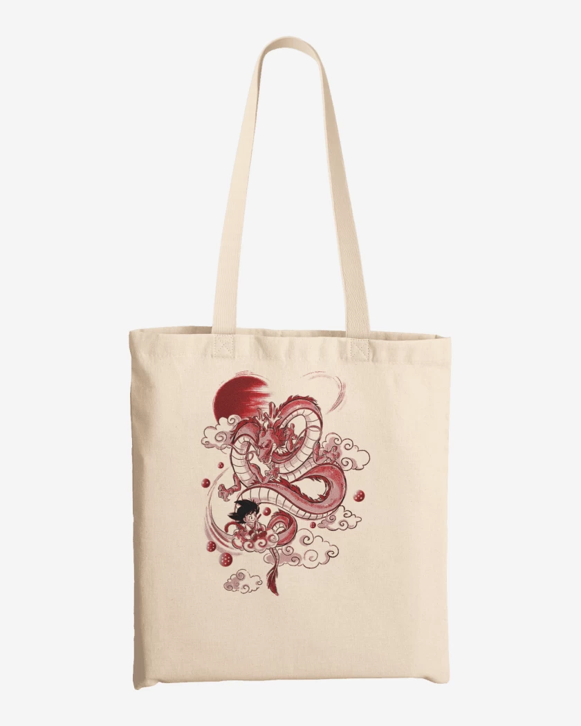 Totebag Blanco de Goku friend