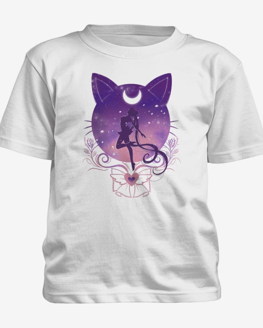 Polera de niño Blanco de Sailor moon