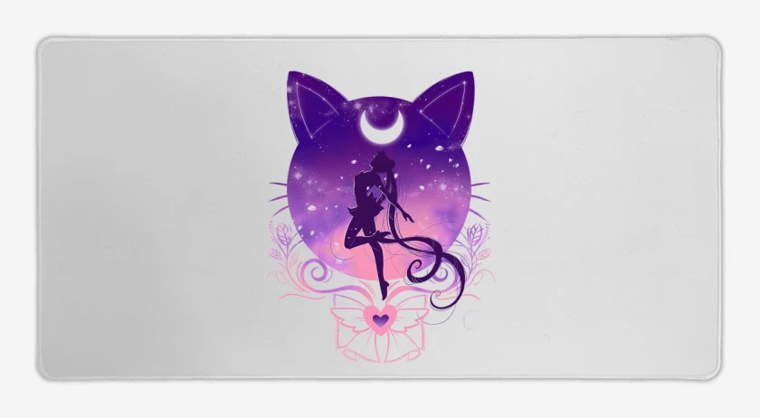 Mouse pad Gamer Blanco de Sailor moon