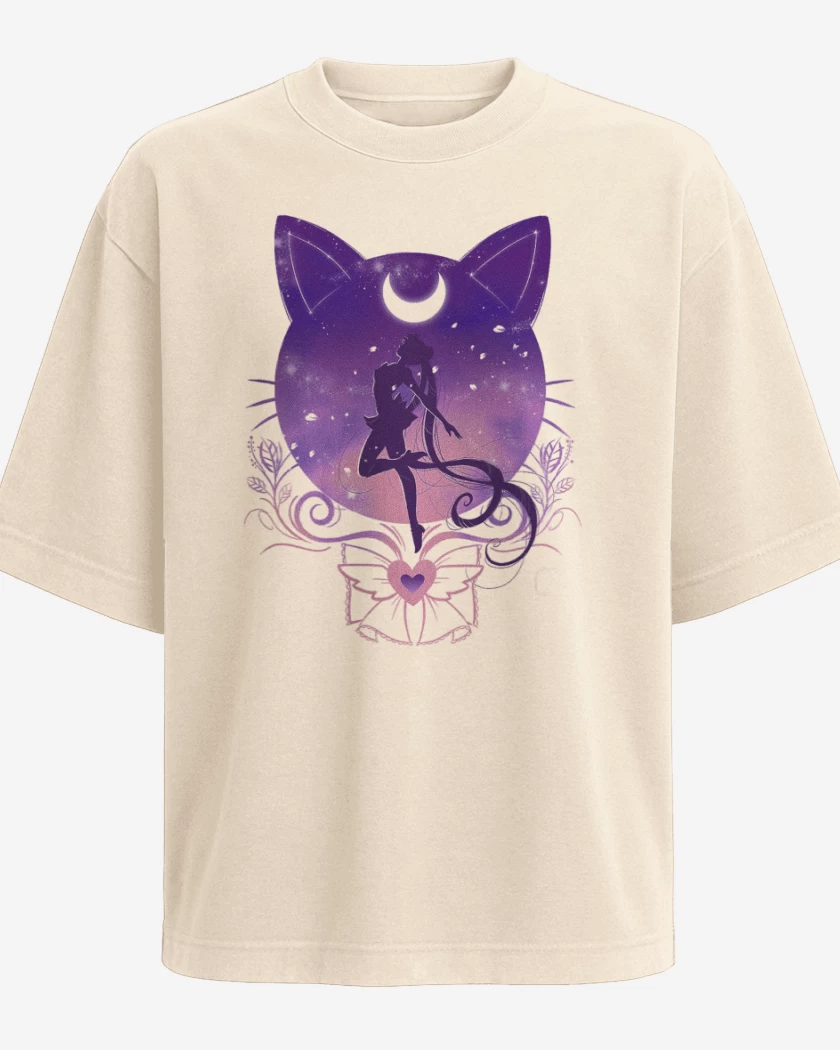 Polera Oversize Beige de Sailor moon